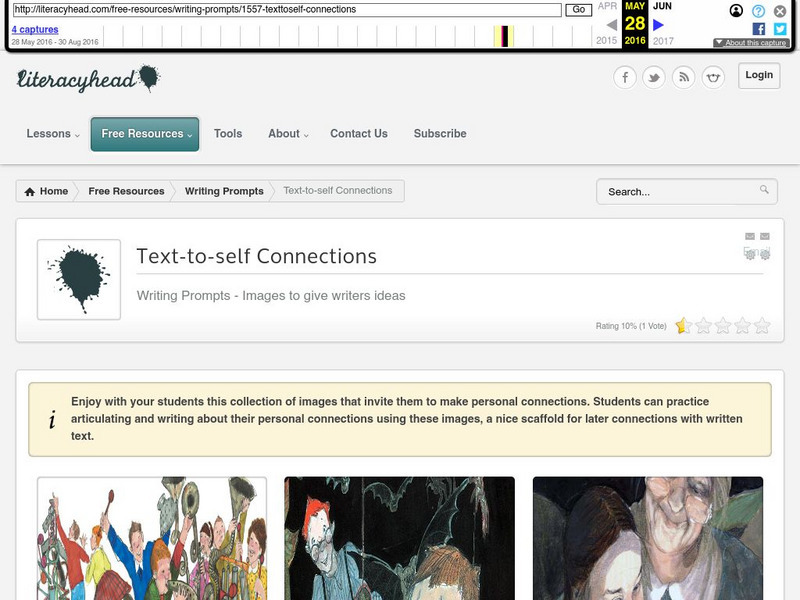 Literacyhead: Images to Give Writers Ideas: Text to Self Connections Website Literacyhead: Images to Give Writers Ideas: Text to Self Connections Website