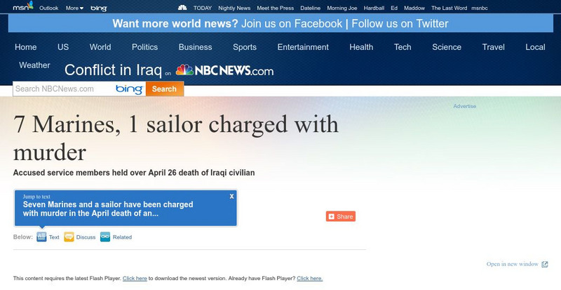 Msnbc: 8 u.s. Troops Charged With Murder Website