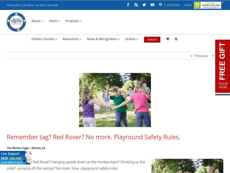 Peaceful Playgrounds: Playground Safety Rules Article Peaceful Playgrounds: Playground Safety Rules Article