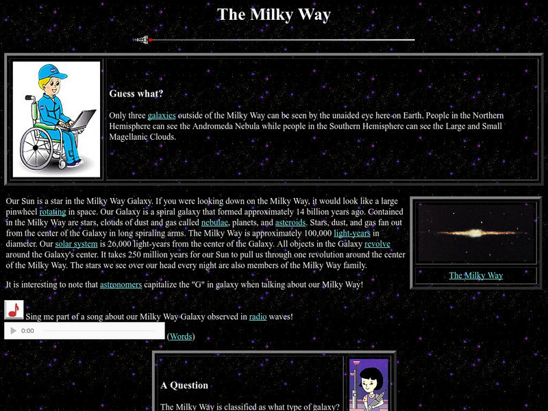 Nasa Star Child: The Milky Way Website Nasa Star Child: The Milky Way Website