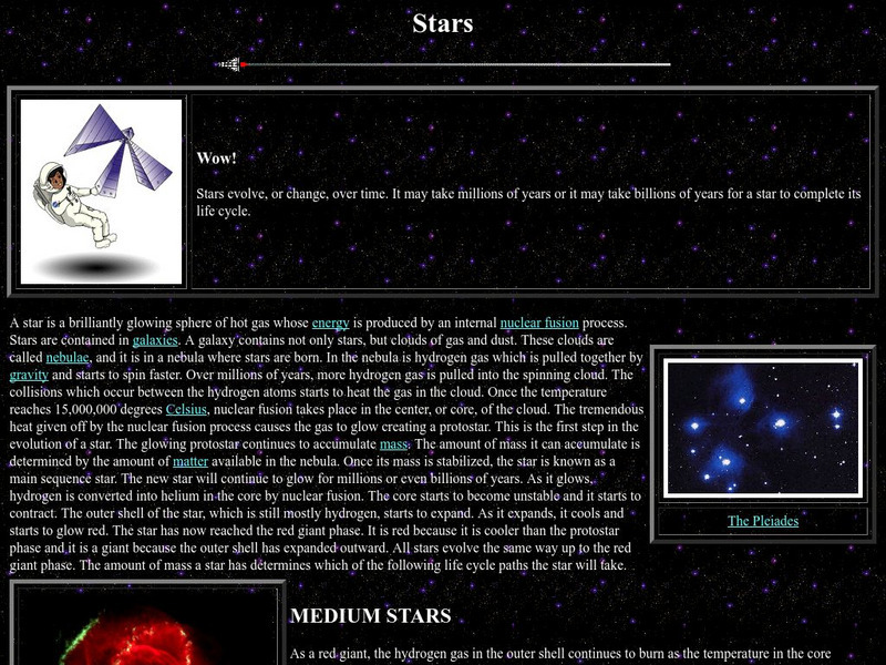 Nasa Star Child: Stars (Level 2) Website Nasa Star Child: Stars (Level 2) Website