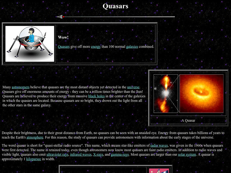 Nasa Star Child: Quasars (Level 2) Information Website Nasa Star Child: Quasars (Level 2) Information Website