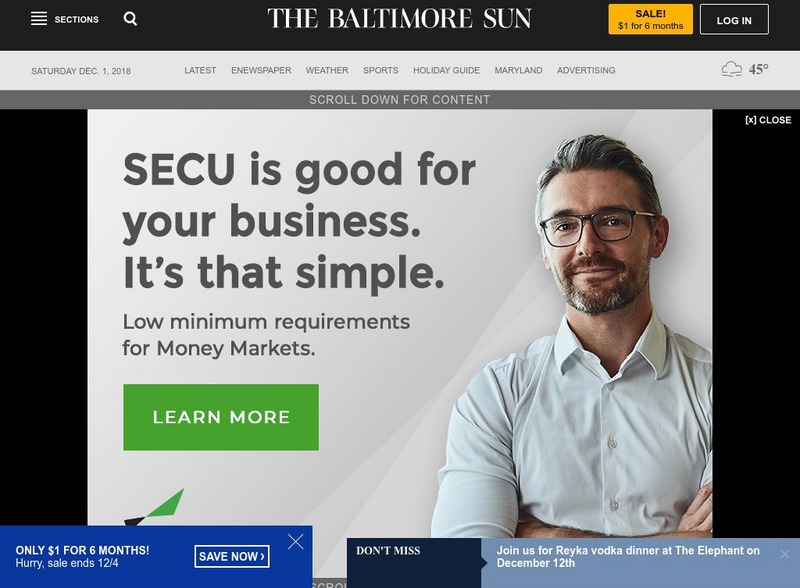 The Baltimore Sun Website