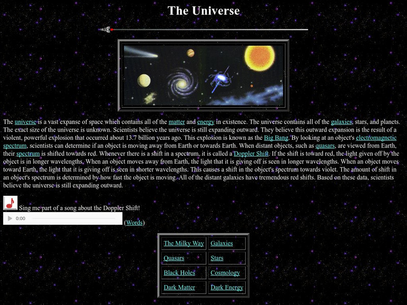 Nasa Star Child: The Universe (Level 2) Website Nasa Star Child: The Universe (Level 2) Website