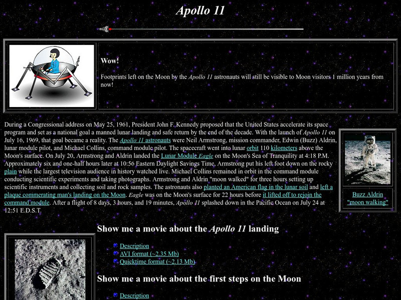 Nasa Star Child: Apollo 11 Website Nasa Star Child: Apollo 11 Website