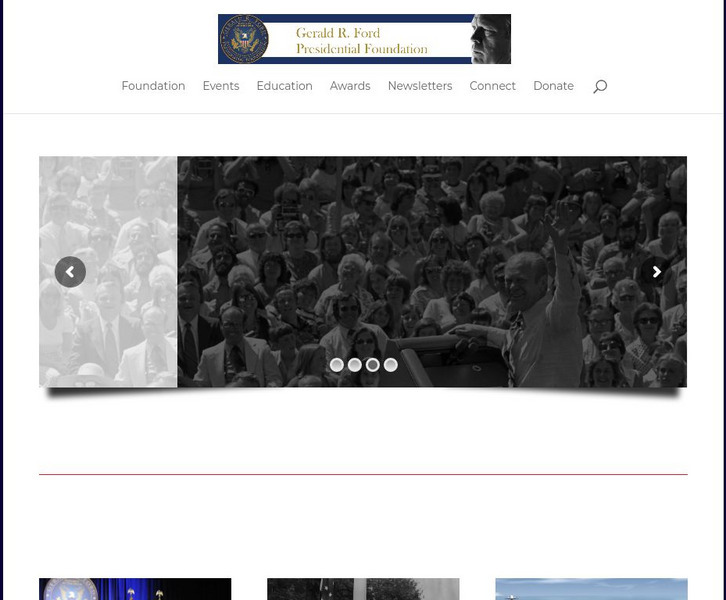 Gerald R. Ford Presidential Foundation Website