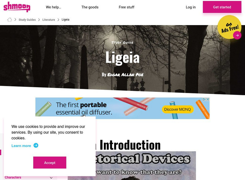 Shmoop: Ligeia Activity Shmoop: Ligeia Activity