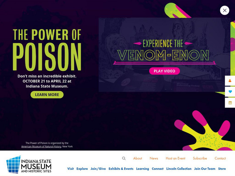Indiana State Museum Website Indiana State Museum Website