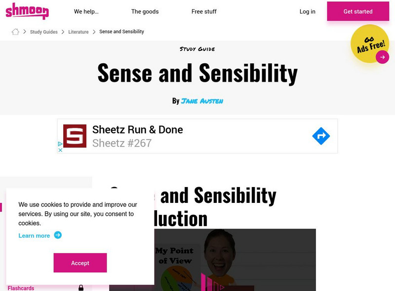 Shmoop: Sense and Sensibility Activity Shmoop: Sense and Sensibility Activity