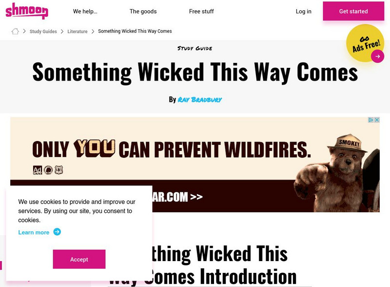 Shmoop: Something Wicked This Way Comes Activity Shmoop: Something Wicked This Way Comes Activity