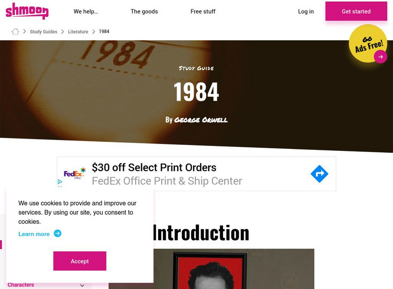 Shmoop: 1984 Unit Plan