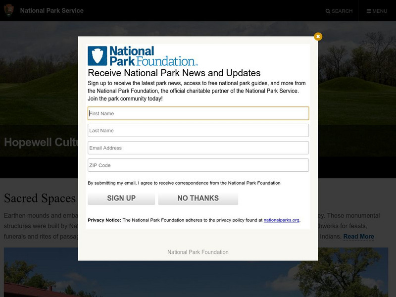National Park Service: Hopewell Culture Website National Park Service: Hopewell Culture Website