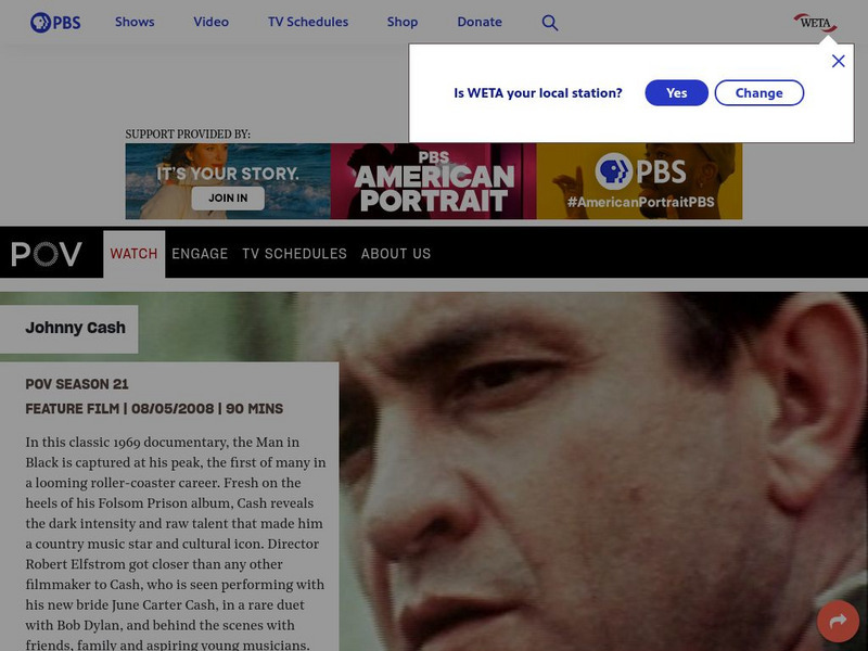 Pbs: Johnny Cash: The Man, His World, His Music Instructional Video