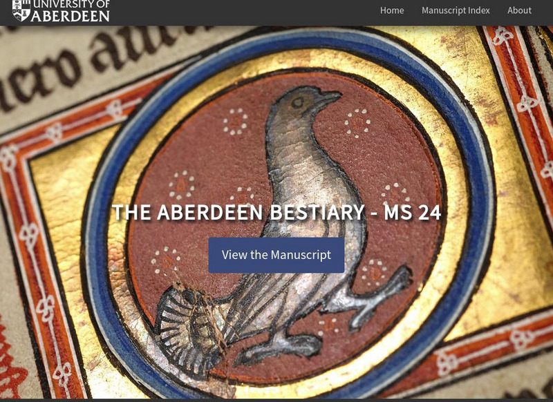 University of Aberdeen: Aberdeen Bestiary Primary University of Aberdeen: Aberdeen Bestiary Primary