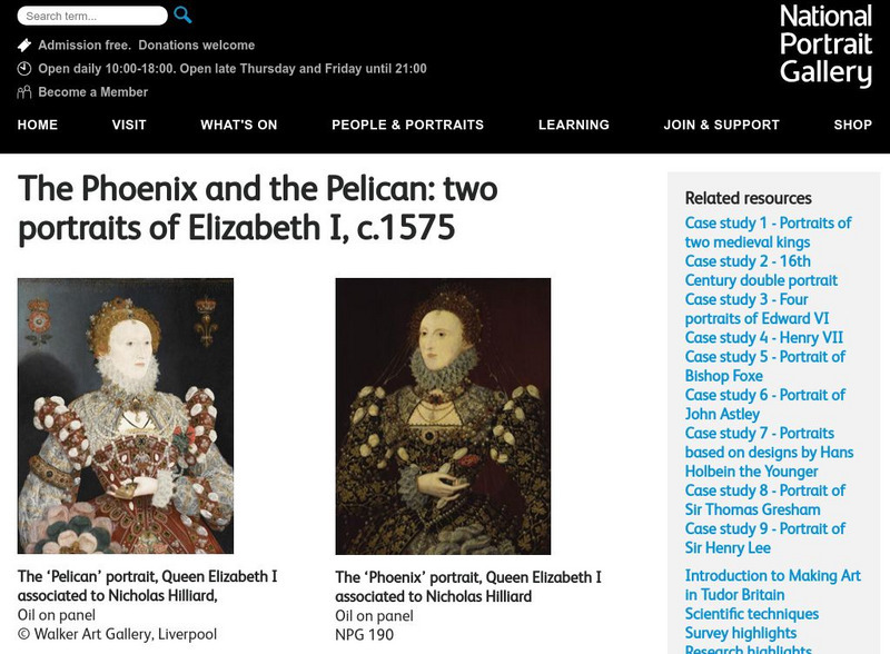 National Portrait Gallery: The Phoenix and the Pelican Graphic National Portrait Gallery: The Phoenix and the Pelican Graphic