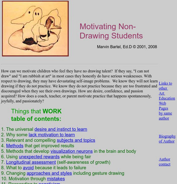 Motivating Non Drawing Students Article Motivating Non Drawing Students Article