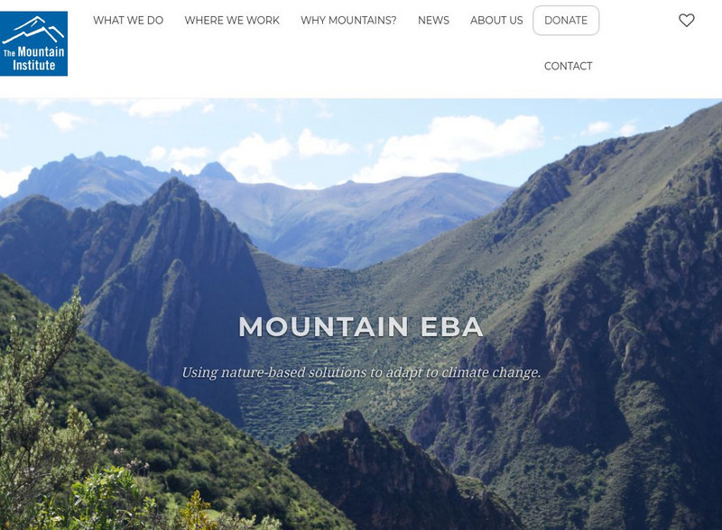 Mountain Institute: Learning About Mountains, Explore Mountains Website Mountain Institute: Learning About Mountains, Explore Mountains Website
