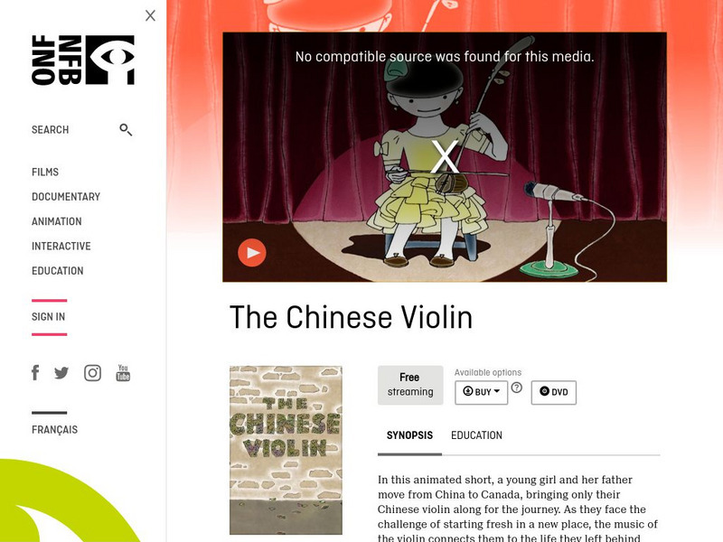 National Film Board of Canada: The Chinese Violin Instructional Video National Film Board of Canada: The Chinese Violin Instructional Video