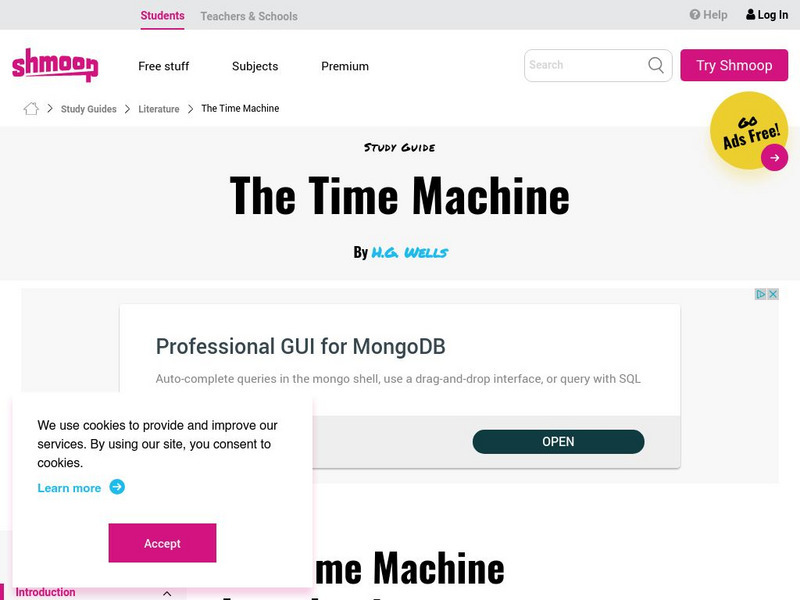 Shmoop: The Time Machine Activity Shmoop: The Time Machine Activity