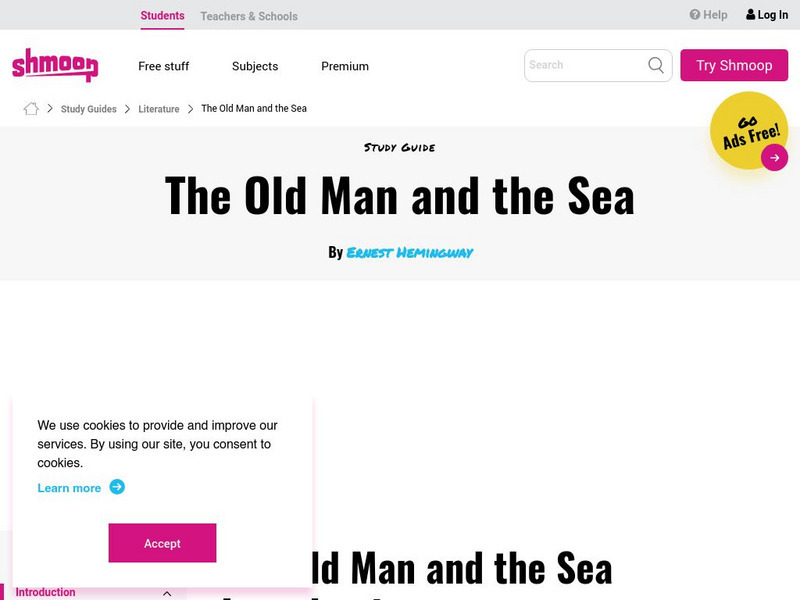 Shmoop: Ernest Hemingway: The Old Man and the Sea Activity Shmoop: Ernest Hemingway: The Old Man and the Sea Activity