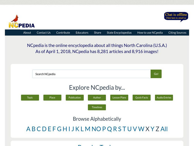 N Cpedia: State Library of North Carolina Website N Cpedia: State Library of North Carolina Website