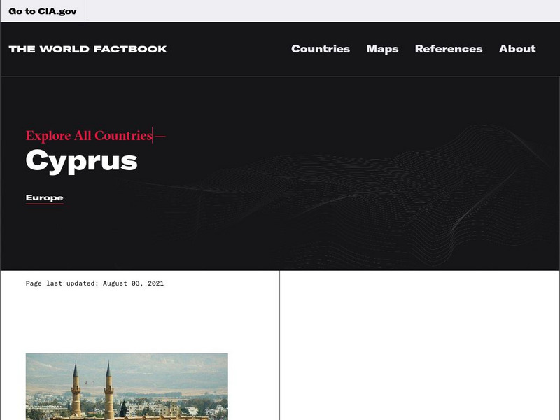 Cia: World Factbook: Cyprus Handout