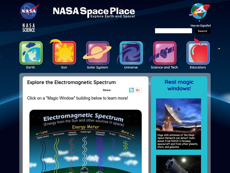Nasa's the Space Place: A Trip to the Land of the Magic Windows Handout Nasa's the Space Place: A Trip to the Land of the Magic Windows Handout