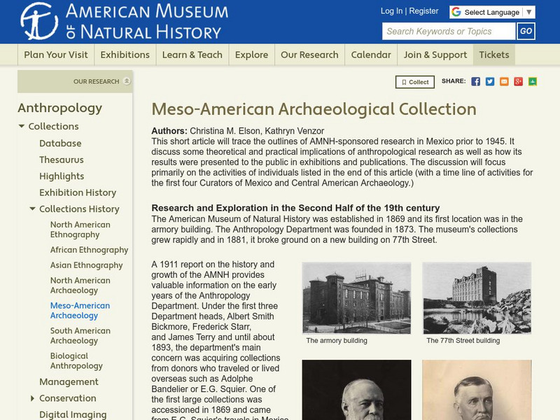 American Museum of Natural History: Meso American Archaeology Website American Museum of Natural History: Meso American Archaeology Website