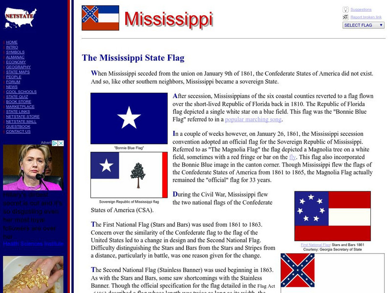 Netstate: The Mississippi State Flag Interactive