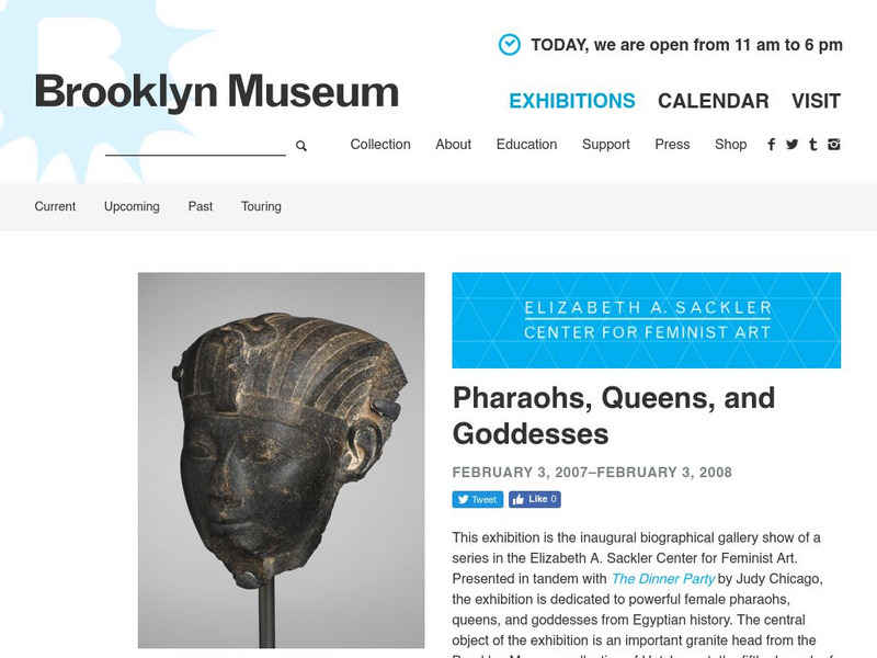Brooklyn Museum: Long Term Exhibition: Pharaohs, Queens, and Goddesses Website Brooklyn Museum: Long Term Exhibition: Pharaohs, Queens, and Goddesses Website