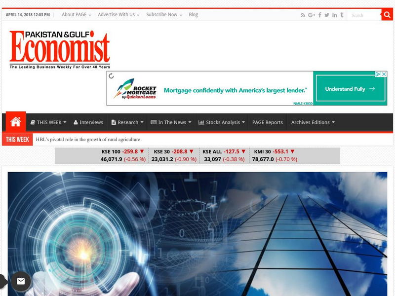 Pakistan and Gulf Economist Website