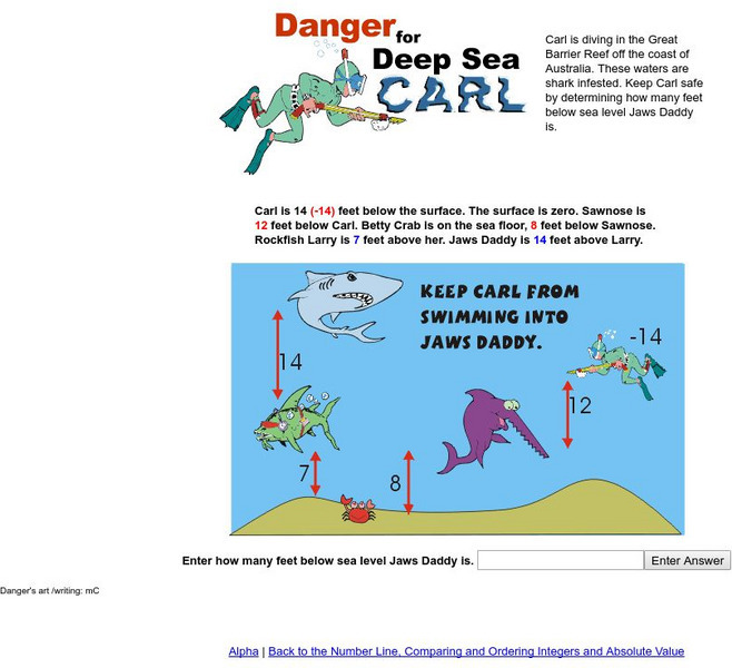 Learning Wave: Absolute Value: Danger for Deep Sea Carl Interactive Learning Wave: Absolute Value: Danger for Deep Sea Carl Interactive