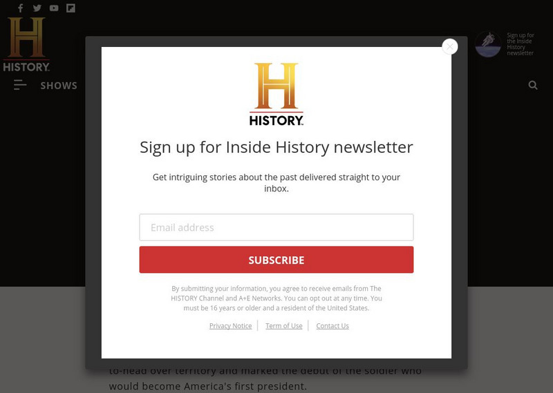 History.com: French and Indian War Website History.com: French and Indian War Website