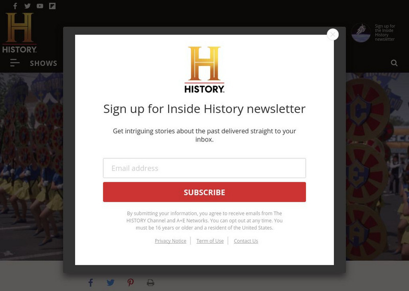 History.com: Cinco De Mayo Website History.com: Cinco De Mayo Website