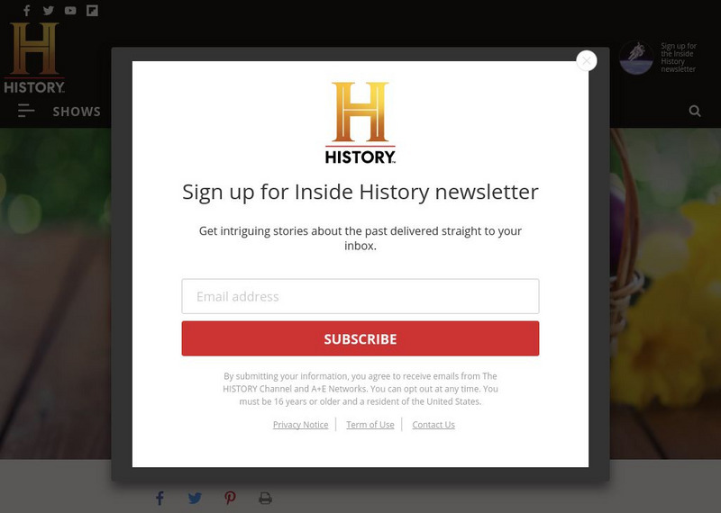 History.com: The History of Easter Website History.com: The History of Easter Website