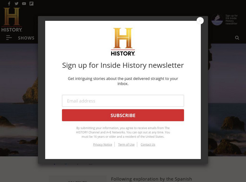 History.com: Oregon Website History.com: Oregon Website