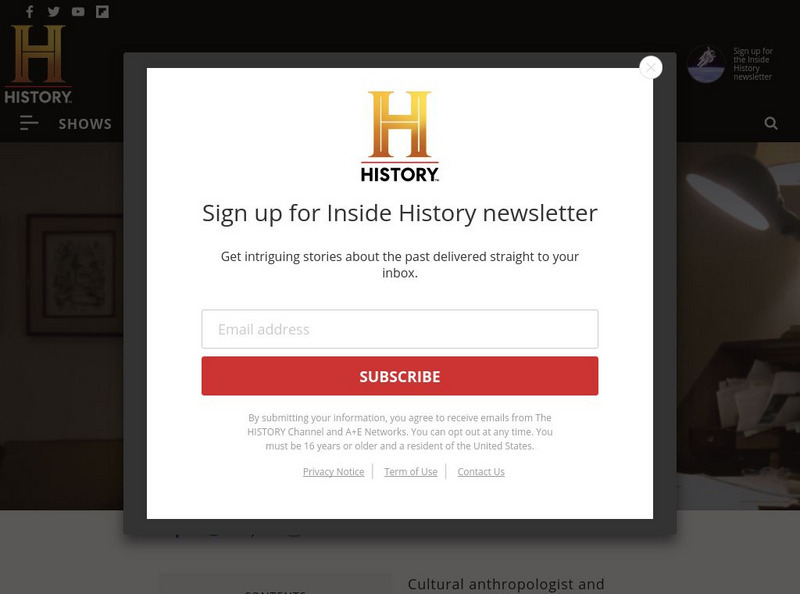 History.com: Women's history.com: Margaret Mead Article History.com: Women's history.com: Margaret Mead Article