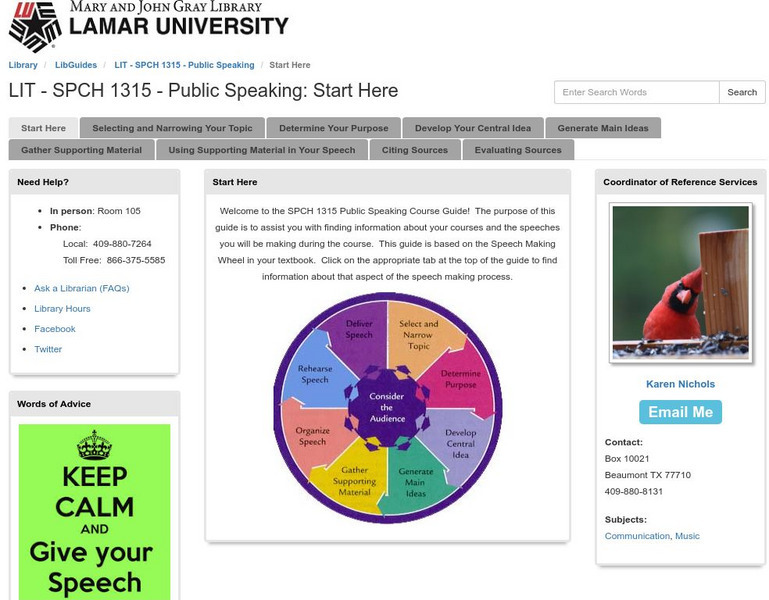 Public Speaking: Using Supporting Material in Your Speech Website Public Speaking: Using Supporting Material in Your Speech Website
