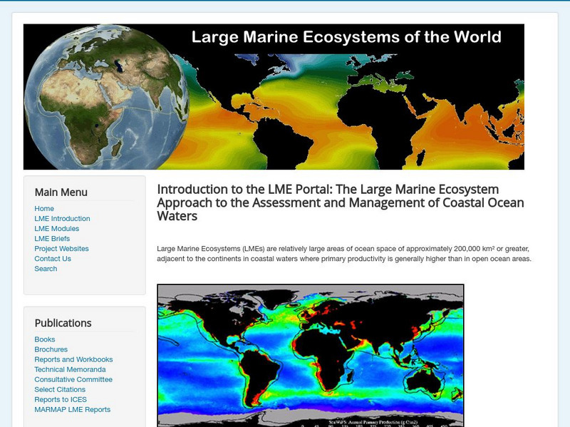 Noaa: Large Marine Ecosystems of the World Interactive