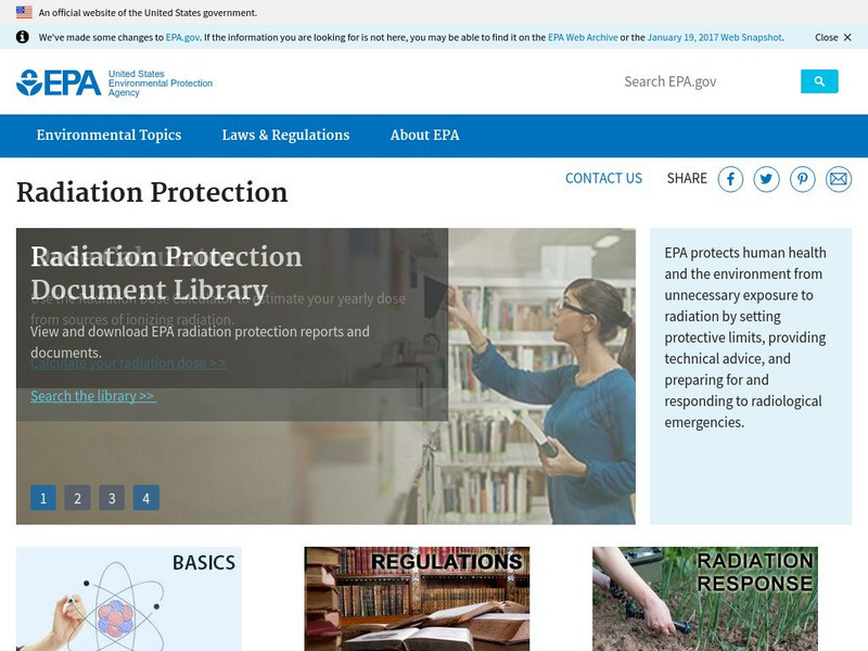 Epa: Radiation Protection Website Epa: Radiation Protection Website