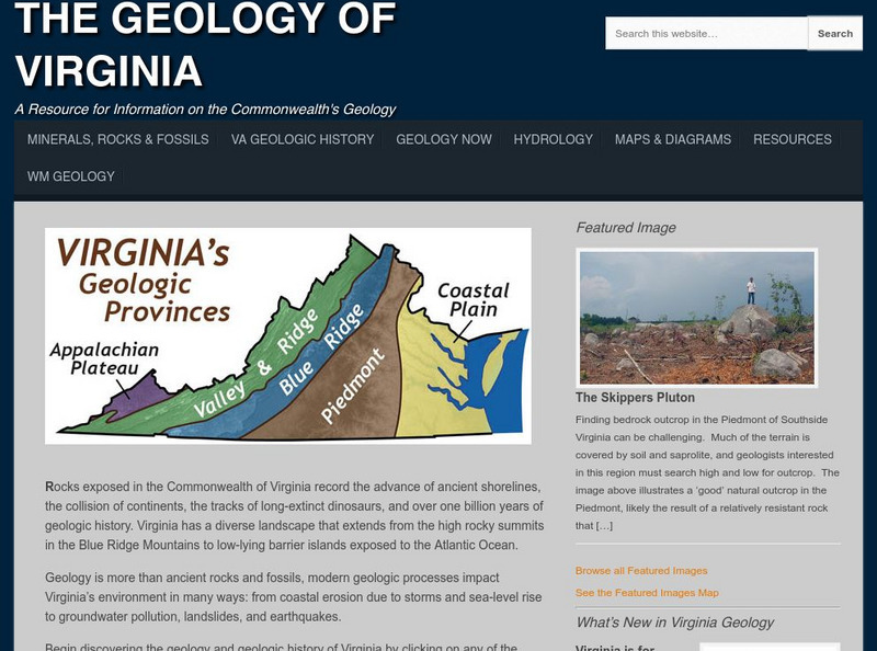 College of William and Mary: The Geology of Virginia Graphic College of William and Mary: The Geology of Virginia Graphic