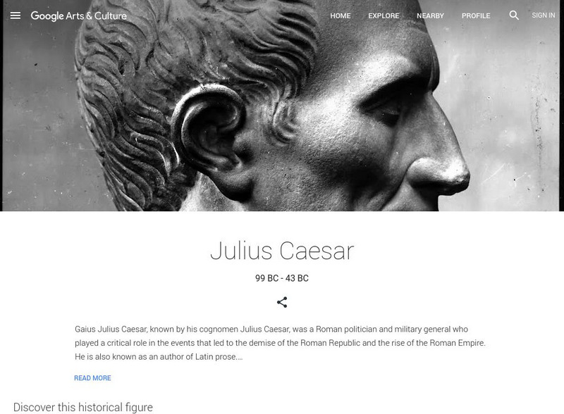 Google Cultural Institute: Julius Caesar Handout Google Cultural Institute: Julius Caesar Handout