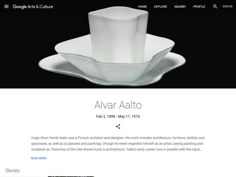 Google Cultural Institute: Alvar Aalto Handout Google Cultural Institute: Alvar Aalto Handout