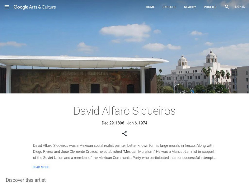 Google Cultural Institute: David Alfaro Siqueiros Handout