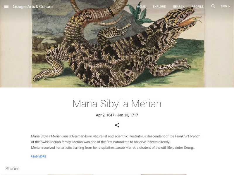 Google Cultural Institute: Maria Sibylla Merian Handout