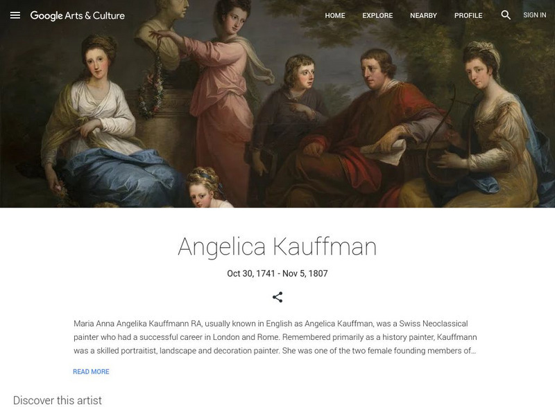 Google Cultural Institute: Angelica Kauffman Handout