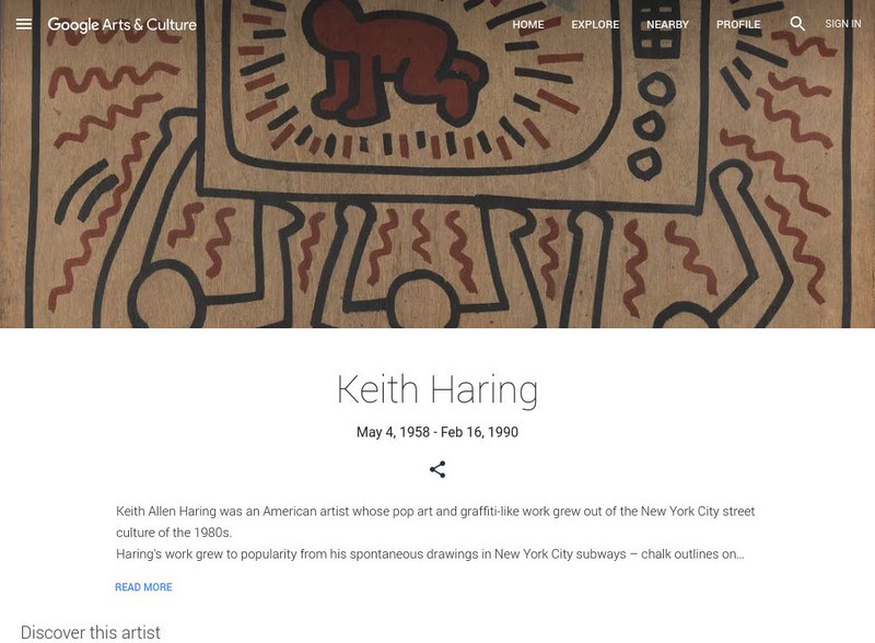 Google Cultural Institute: Keith Haring Handout