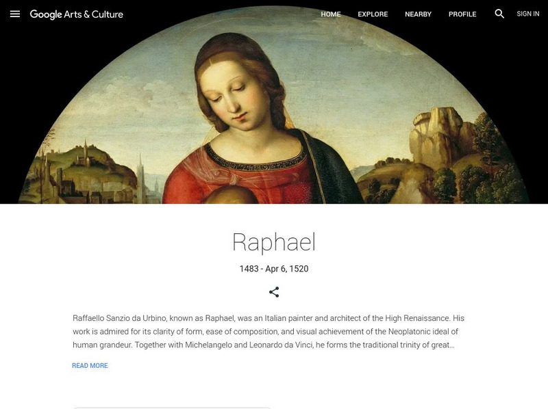 Google Cultural Institute: Raphael Handout Google Cultural Institute: Raphael Handout
