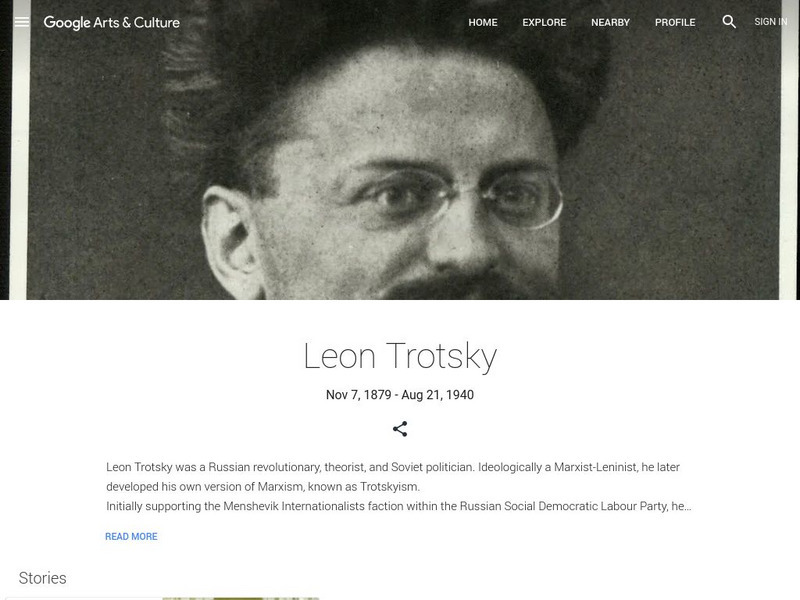 Google Cultural Institute: Leon Trotsky Handout