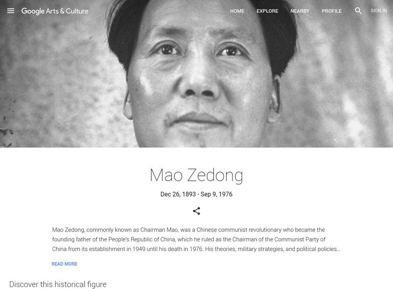Google Cultural Institute: Mao Zedong Handout